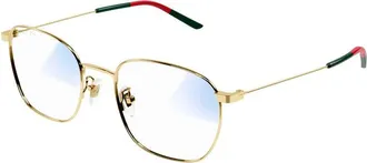 Gucci GG0681S001 Metal Frame Eyeglasses - Gold