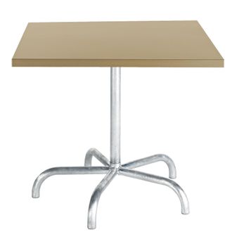 Schubiger M&ouml;bel Metalltisch S&auml;ntis Quadratisch