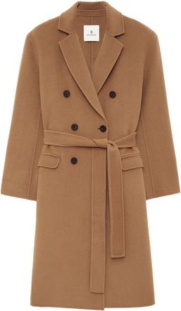 Anine Bing Sana Coat - Camel Cashmere Blend