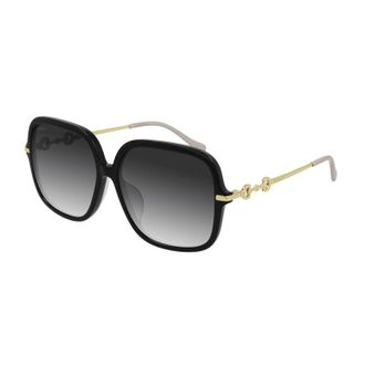 Gucci Square Full Rim Sunglasses - Black