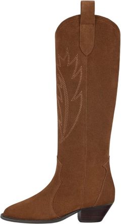 L37 Unieke stijlvolle schoenen en accessoires - Dames - Cowboylaarzen - Bruin - 37 EU - Schoenen