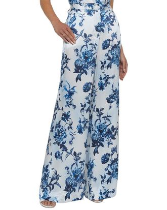 L'agence Pilar Silk Wide Leg Pant