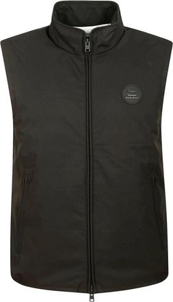 Woolrich Pacific Vest - Heren - Bodywarmers - Zwart - S - Polyester - Jassen