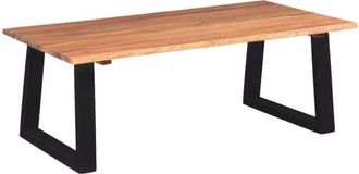 vidaXL Coffee Table Solid Acacia Wood 110x60x40 cm vidaXL