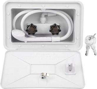 OEM Reemplazo Resistente A La Intemperie Con Accesorios De Bloqueo Kit De Ducha Exterior, Kit De Ducha Completo Para Duchas Exteriores Con Comodidad, Aren