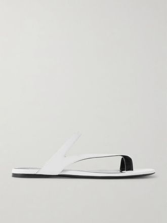 Khaite Sandali In Pelle Aimee - Bianco