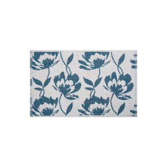 Spirella Spirella - Alfombra De Ba&ntilde;o De Algod&oacute;n Blossom 50x80 Cm Azul &Iacute;ndigo