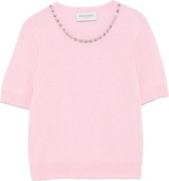 Ermanno Scervino Maglia - Dames - Ronde hals truien - Roze - XS - Truien & Vesten