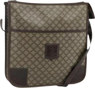 Celine Pre-owned Cross Body Bags, female, Beige, Size: ONE SIZE Pre-owned Vintage Shoulder Bag