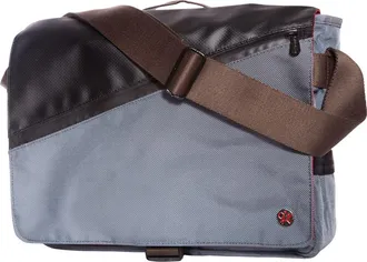 Giorgio Martello Milano Grand Army Medium Messenger Bag with Back Zipper in Gray at Nordstrom