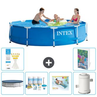 Intex Piscina Con Estructura Redonda - 305x76 Cm - 7-piezas S161