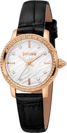 Just Cavalli Euforia Snake Crystal Glamour Gift Set - Dames - Horloges - Zwart - ONE Size - Leer - Accessoires