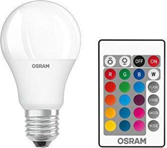 Osram LED Retrofit RGBW Lampade con Telecomando Pacco da 10 x Lampadina LED, Attacco: E14, Bianca Fredda, 4000 K, 2.50 W, Equivalenti a 25 W, LED
