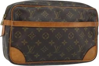 Louis Vuitton Pre-owned Clutches, female, Brown, Size: ONE SIZE Pre-owned Vintage Monogram Clutch