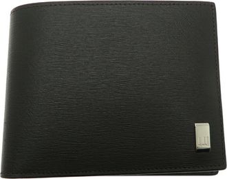 Dunhill Dark Brown Leather Wallet (Bi-Fold) (Pre-Owned)