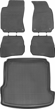 OEM Volkswagen Passat B5 Kombi De 1997 A 2005. Juego De Alfombrillas De Goma Para Coche Y Maletero