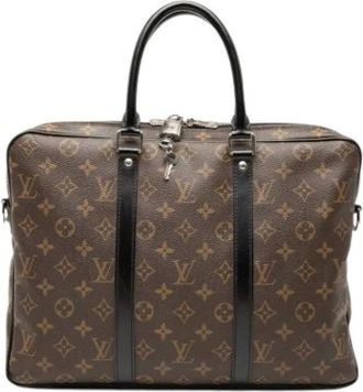 Louis Vuitton Pre-owned Handbags, male, Brown, Size: ONE SIZE Pre-owned Vintage Handbag