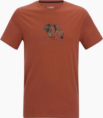 Regatta Mens Regatta Mens Breezed Mountain Flow T-Shirt - Red - Size: 36