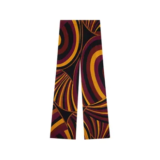Pucci Iride Print Satin Jersey Pants