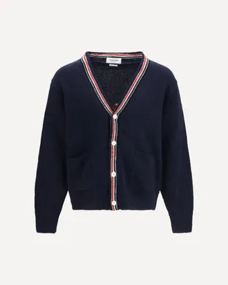 Thom Browne Hector Donegal Yarn Cardigan Male 3