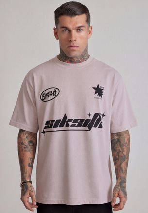 Siksilk Mens Pink Graphic T-Shirt XXL