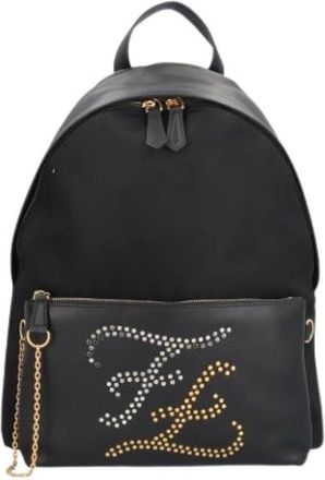 Fendi Pre-owned Backpacks, male, Black, Size: ONE SIZE Pre-owned Vintage Backpack