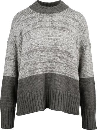 Alpha Studio Lam&eacute; trui met ronde hals - Dames - Ronde hals truien - Veelkleurig - S - Wol - Truien & Vesten