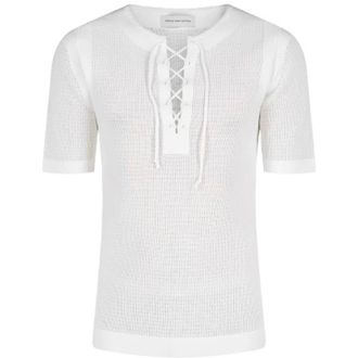 Dries Van Noten Hombre, Camisetas, Blanco, Talla: M