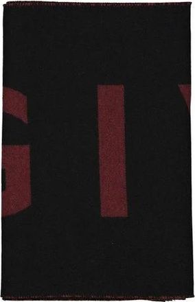 Givenchy Wool Logo Scarf - Heren - Wintersjaals - Zwart - ONE Size - Wol - Accessoires
