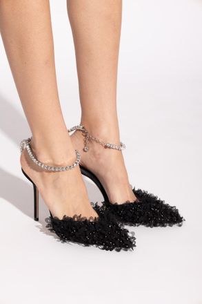 Jimmy Choo London Heeled Shoes Saeda, Womens, Black