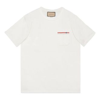 Gucci SS22 Cotton T-shirt with embroidery White 673710-XJDVI-9088