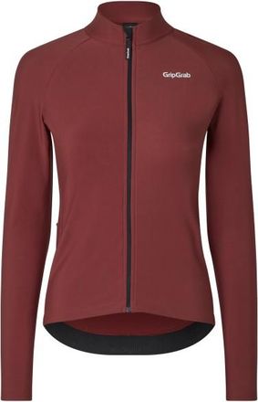 GripGrab PACR Thermal Long Sleeve Jersey Velotrikot für Damen | rot