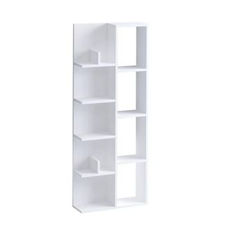 Calicosy Biblioteca con 4 huecos y 4 estantes h150 cm - blanco