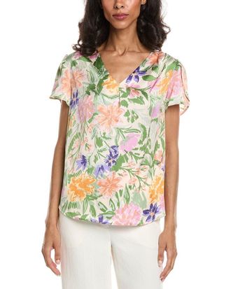 Tahari by ASL Tahari Asl Printed Blouse