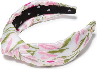 Lele Sadoughi Tulip Print Knotted Headband in Blush at Nordstrom