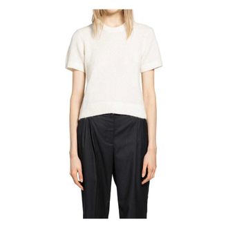 The Garment Tops, Dames, Wit, 3Xs, Wol, Verbier Mini Sweater