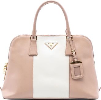 Prada Pre-owned Prada Medium Bicolor Saffiano Lux Promenade Satchel O8KBSGNKRN6TL3PO