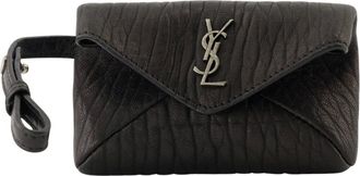 Saint Laurent Mini Bags, female, Black, Size: ONE SIZE Micro Envelope Cassandre