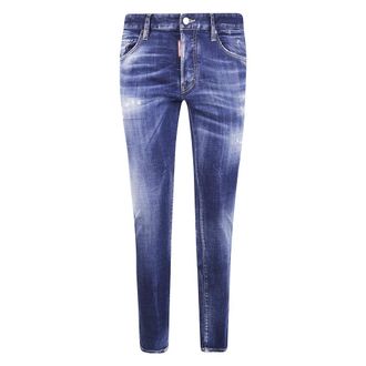 Dsquared2 Heren, Jeans, Blauw, Maat: XS