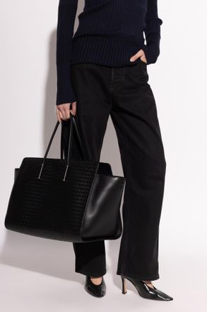 Bottega Veneta Large Barbara Shopper Bag, Womens, Black