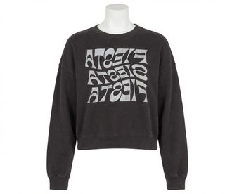 Z Supply Fiesta Tomgirl Sweatshirt In Black