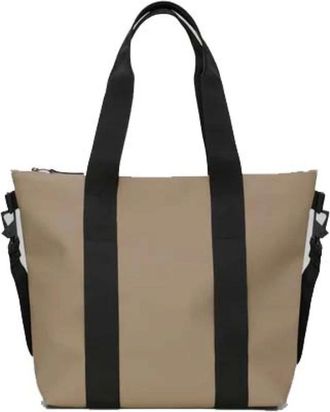 Rains Tassen, unisex, Beige, ONE Size, Polyester, Tote Bag Mini