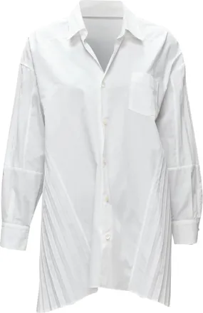 Junya Watanabe accordion pleat side tunic shirt