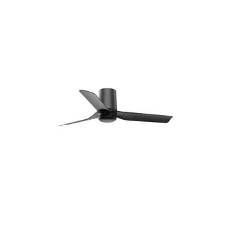 Netlighting Mini Punt Tub Small Black DC Ceiling Fan 6 Speed
