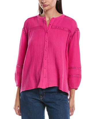 Johnny Was Button-Down Blouse