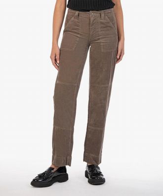 Kut from the Kloth Womens Elizabeth Corduroy Pant In Almond