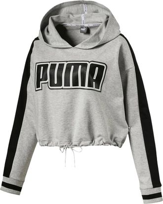 Puma Rebel Reload gestreepte hoodie - Grijs
