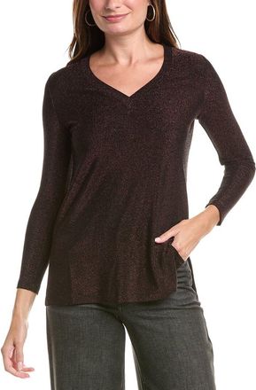Johnny Was Petite Demi Metallic V-Neck Tunic