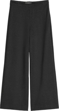 Marc O'Polo Margo Wide Leg - Dames - Wijde Broeken - Grijs - M - Broeken