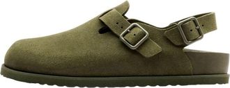 Birkenstock 1774 lV Tokio Suede Sandals Moss Green 1026377